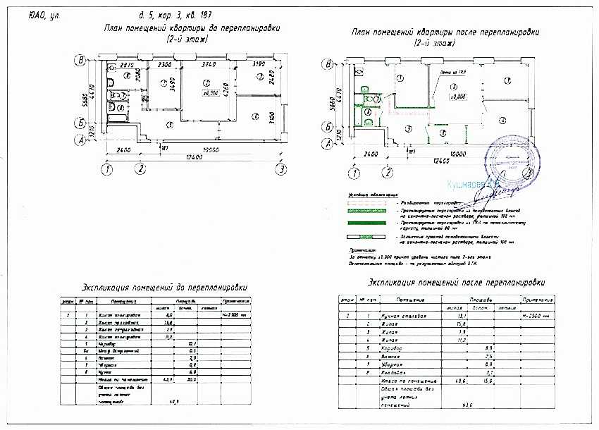 Проект перепланировки квартиры