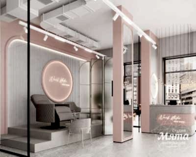 Дизайн интерьера студии маникюра 61 м² rand1284328610