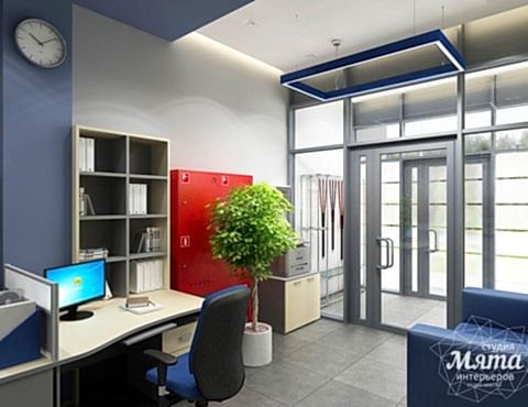Дизайн интерьера офиса 74 м² по ул. Чкалова 231